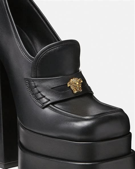 versace heels butterfly|versace aevitas platform loafers.